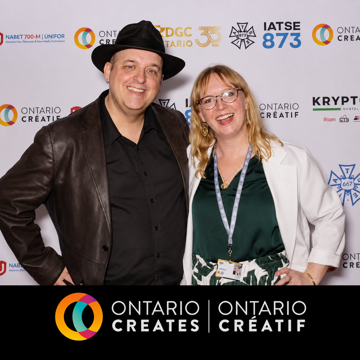 With Producer Courtney Wolfson at the TIFF 2025 Ontario Creates party
