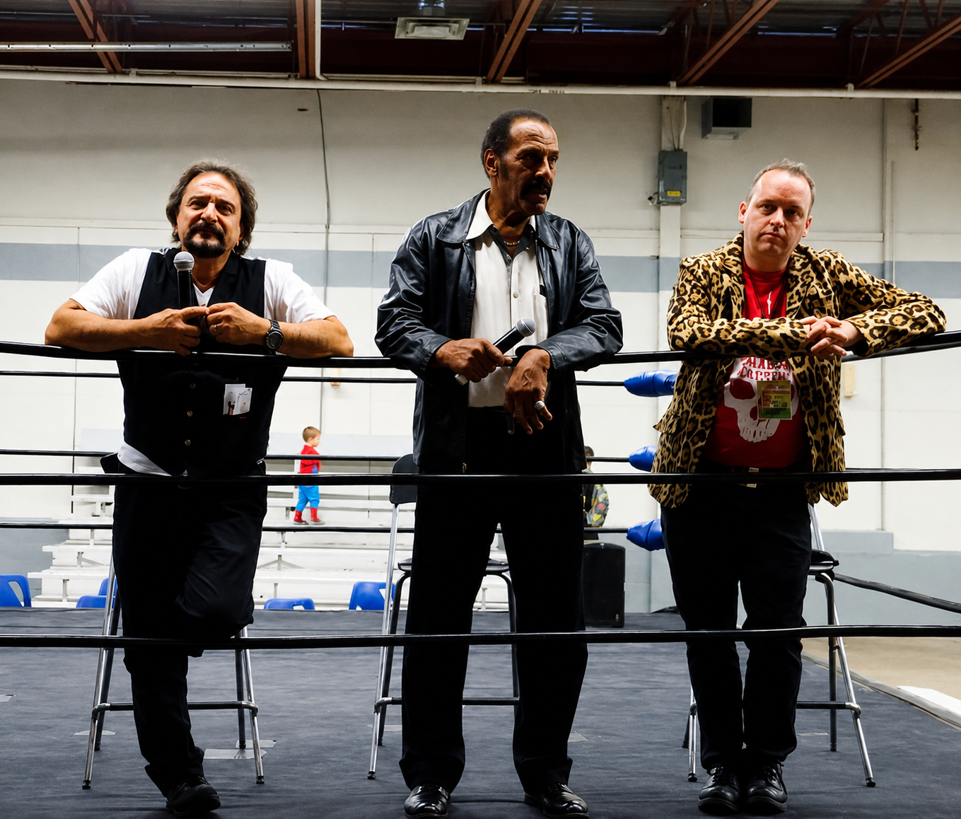 With SFX legend Tom Savini and Actor/Producer/Director Fred Williamson at London Comic Con